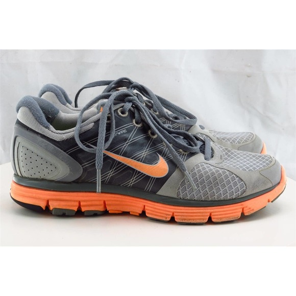 Nike Women Size 7 M Shoes Gray Running Synthetic Lunarglide 2 - Picture 5 of 9